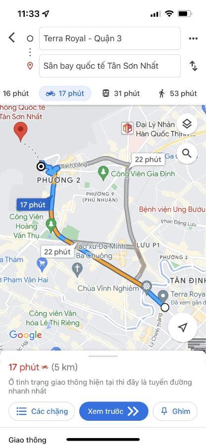 Can Ho Trung Tam Quan 3 Terra Royal Hô Chi Minh-Ville Extérieur photo